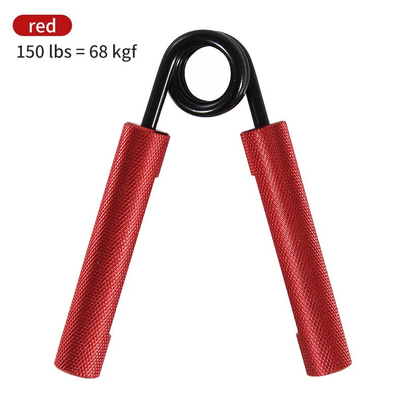 Grepp manlig handrehabilitering träning finger träningsanordning hand styrka finger styrka handled fitness utrustning: Röd -150 kg