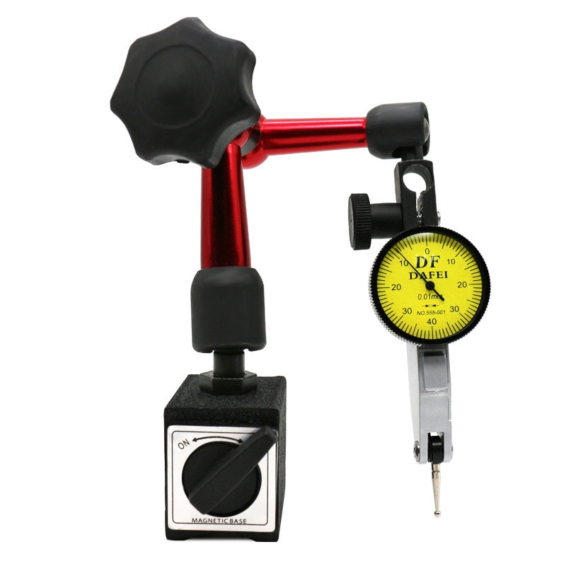 Flexible Dial Test Indicator Gauge Universal Magnetic Base Holder Stand Table Scale Precision Indicators Measurement Tool