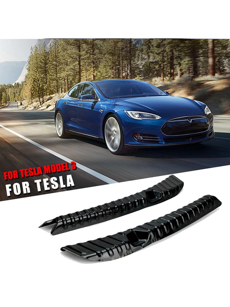 Kofferbak Bumper Voor Tesla Model 3 Auto Achter Boot Cover Trunk Inner Guard Kofferbak Bumper Protector Accessoires