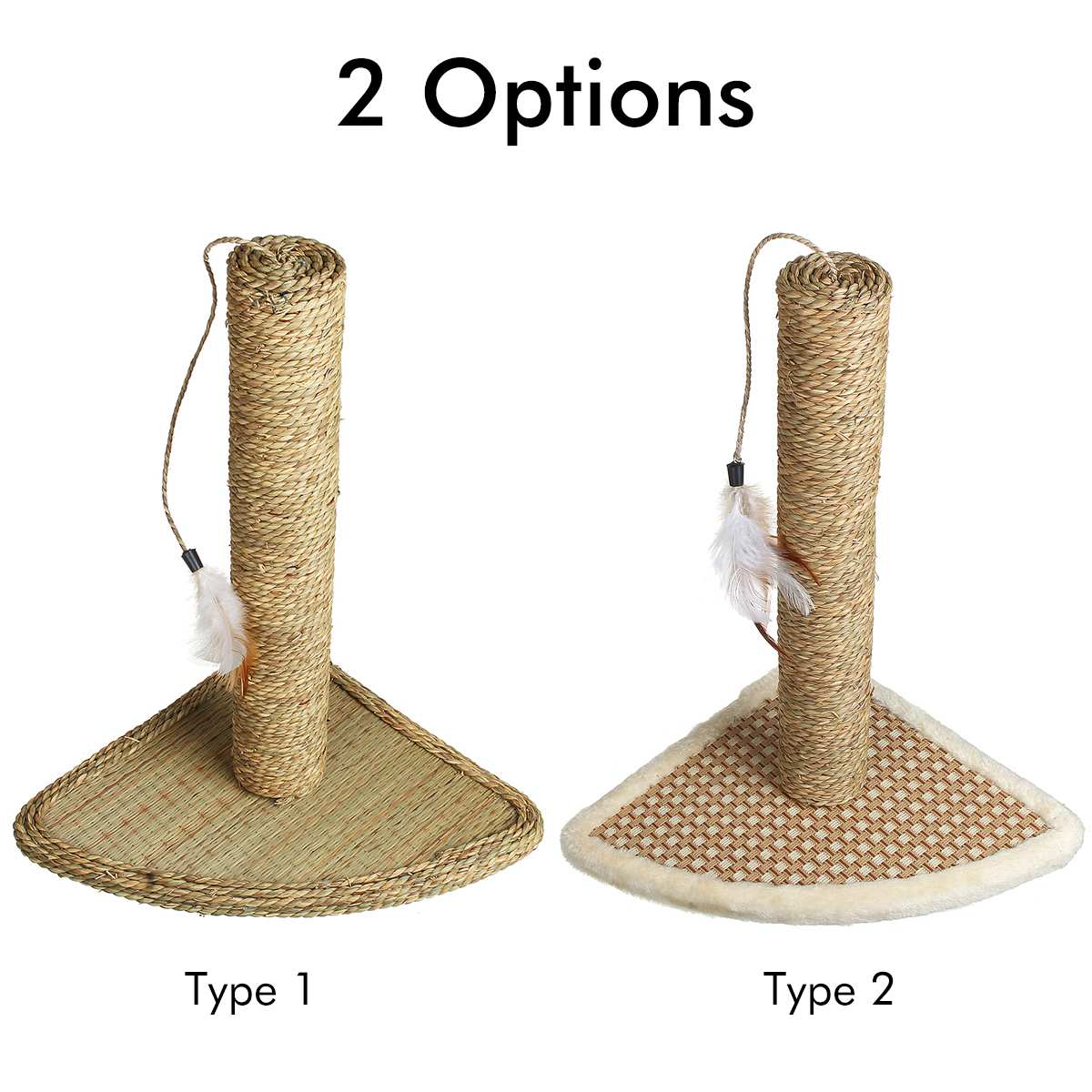 50cm Cat Scratching Post Cat Interactive Toys Cat Scratch Post Cats Kittens Plush Sisal Scratch Pole Cat Scratcher Furniture