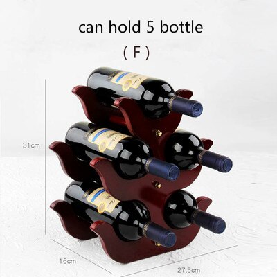 Vinstativ vinstativ i tre nordisk enkel vinholder champagnewhiskyutstillingsstativ i tre botellero de vino wijnrek