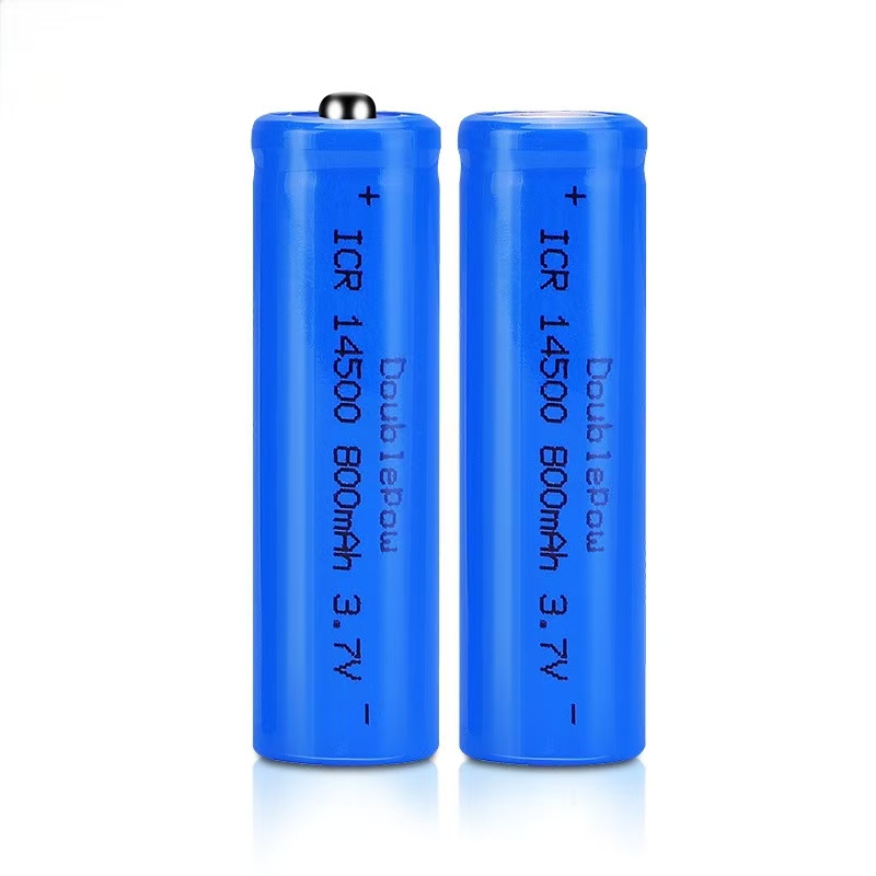 4 Stuks 14500 Oplaadbare Batterij 800Mah 3.7V Oplaadbare Lithium Ion Aa Lithium-Ion Batterij Geschikt Voor Zaklamp Scheerapparaat