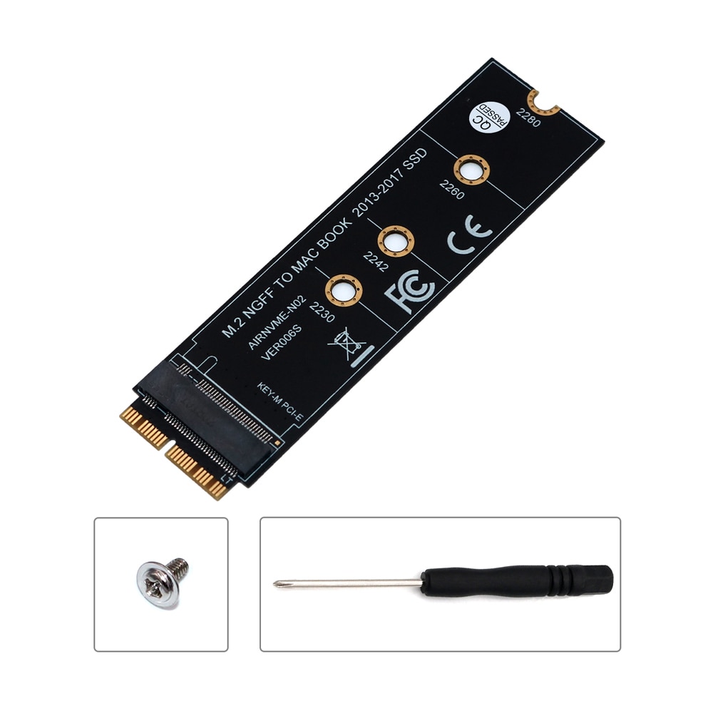 M.2 Adapter M.2 NGFF PCIe AHCI SSD Adapter voor MACBOOK Air A1466 Pro A1398 A1502 A1419 voor Apple SSD Adapter