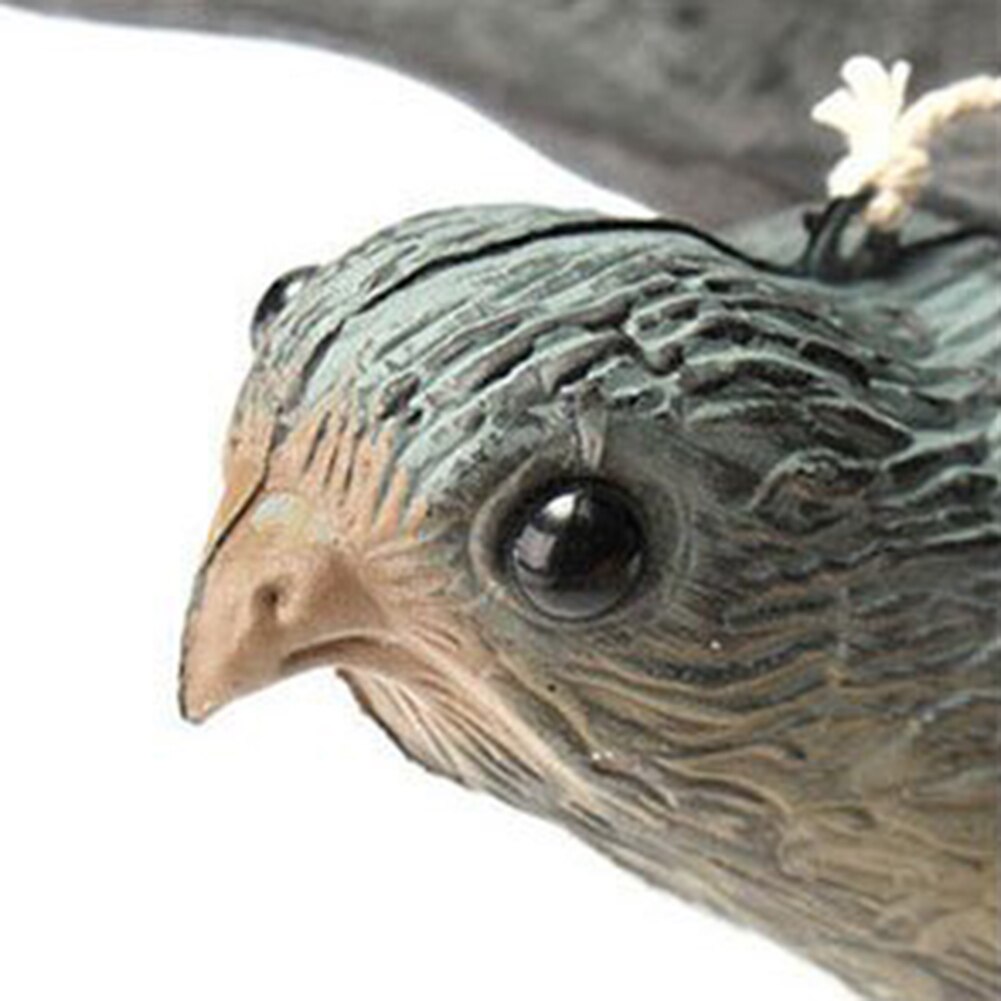Realistic Flying Bird Hawk Pigeon Decoy Garden Pest Control Scarer Ornament