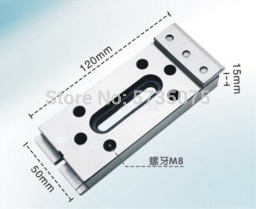Wire cutting fixture jig tools low-speed wire cut edm machine jig clamp 70/80/90*8/12*23 120*50/100/150 150/220*50 edm jig tool: 120mm 50mm