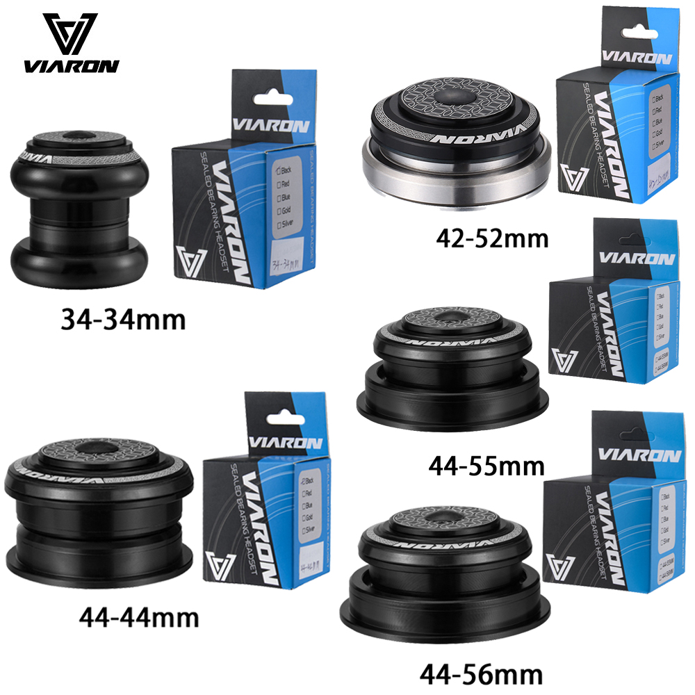 MTB Rennrad Innengewindeloses Steuersatz SEMI-INTEGRIERTER CNC-Steuersatz 1 1/8"-1 1/2" Sealed Bearing Straight Tapered Fork Headset