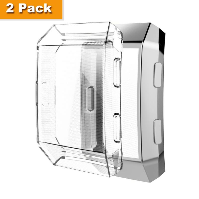 5 couleurs souple housse de protection en TPU protecteur d'écran étanche antichoc montre intelligente accessoires pour Fitbit ionique