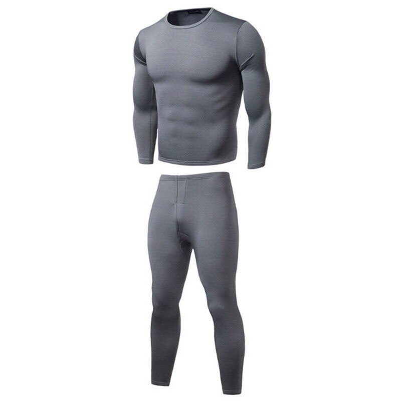 Conjuntos de ropa interior térmica para hombre ropa interior térmica de invierno Calzoncillos largos ropa de invierno ropa térmica gruesa para hombre sólido