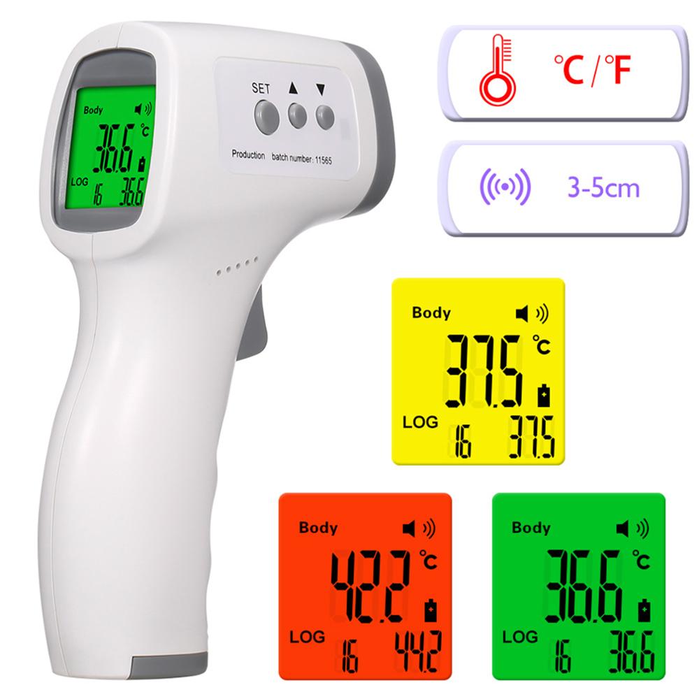 Digitale Infrarood Voorhoofd Thermometer Lcd Ir Thermometer Non-contact Ir Infrarood Thermometer Temperatuur Meter Met Koorts Alarm: TYPE 4