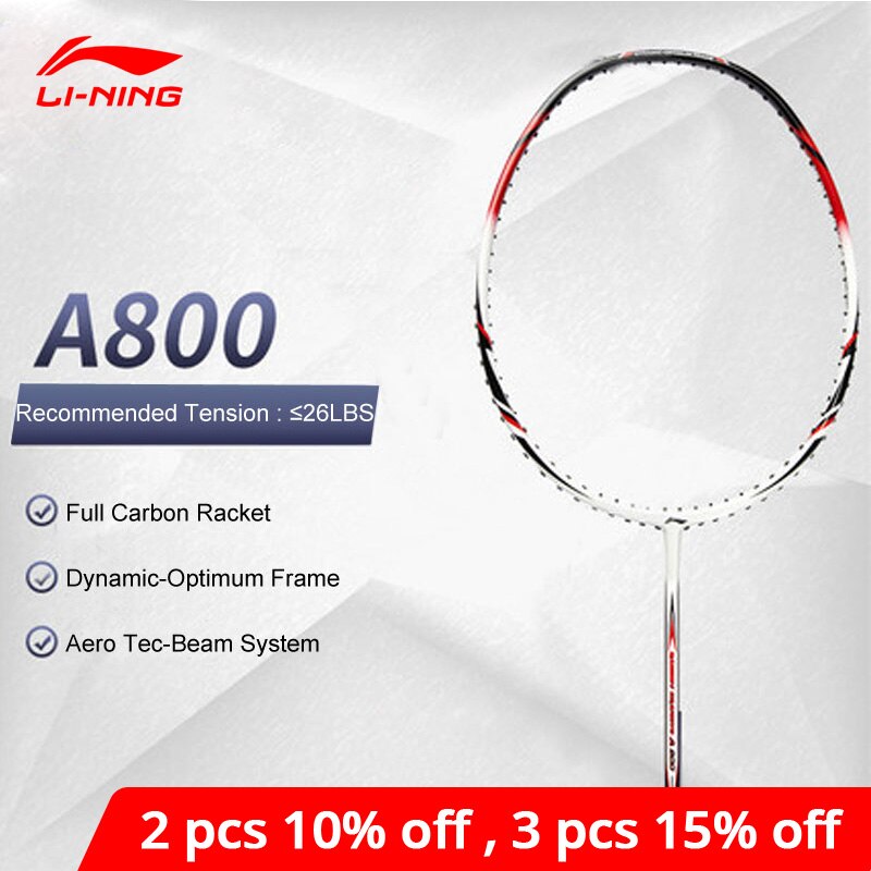 Li-Ning A800 Badminton Racket Full Carbon Ball Con... – Grandado
