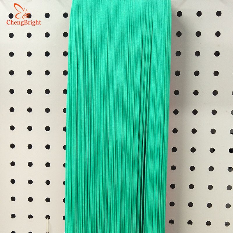 CHENGBRIGHT-adorno de flecos para vestido latino, accesorios de ropa de escenario, artesanía de borlas, 10 yardas, 50cm de ancho: Light green