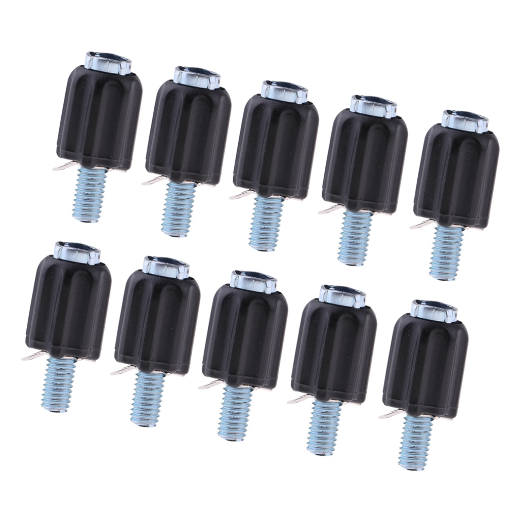 10 Count M5 Bike Cable Adjuster Screw for Thumb Shifter Disc Brake Cables Adjustment