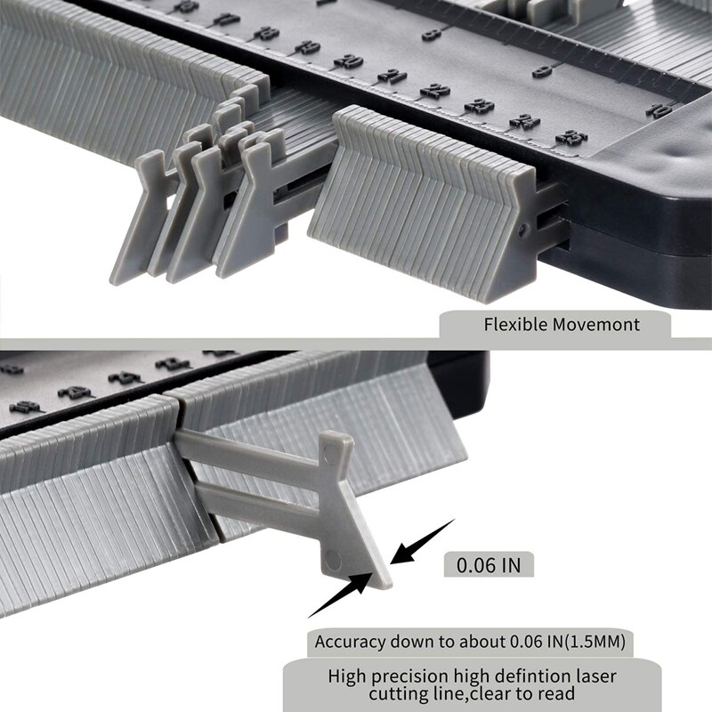 Contour Measuring Instrument with Lock 10 Inch Carpentry Measuring Tool Can Reproduce Irregular Shaped Contour Tool