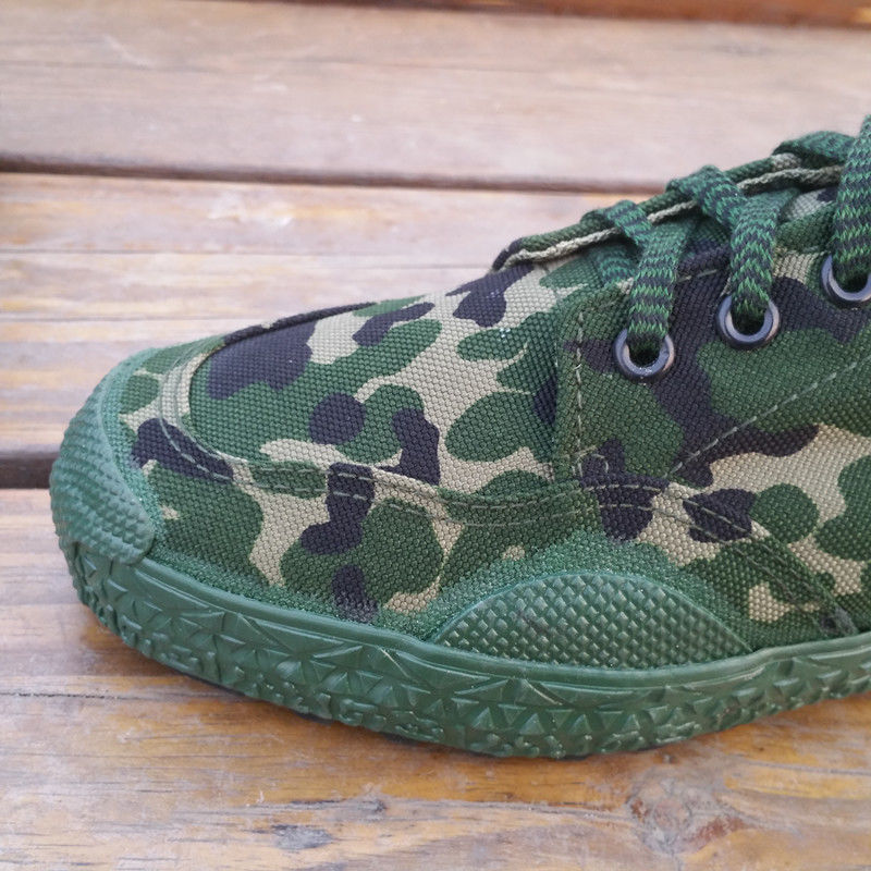 SURPLUS de chaussures de l&#39;armée chinoise PLA TYPE 65, bottes de CAMOUFLAGE d&#39;entraînement
