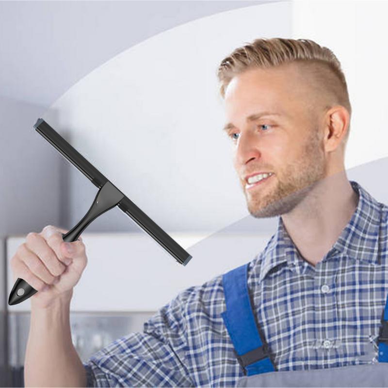 Lavavetri per la casa Tergicristallo per doccia in silicone per porte in vetro Tergicristallo Spazzola per la pulizia delle piastrelle in vetro lavasciuga per la pulizia del parabrezza