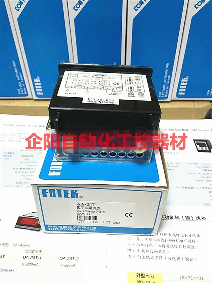 AA-24T AA-24TN FOTEK AC Digitale Ampèremeter & Originele Current Meter