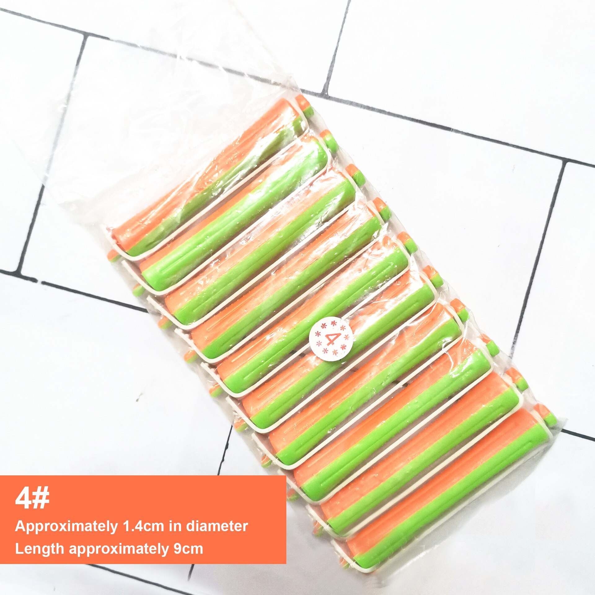 Varillas de permanente con bandas de varilla para permanente, varillas rizadas en frío, surtido de tamaños, rizador permanente, herramientas de salón de belleza de estilismo de cabello DIY, 10 Uds.: 10 pieces style 04