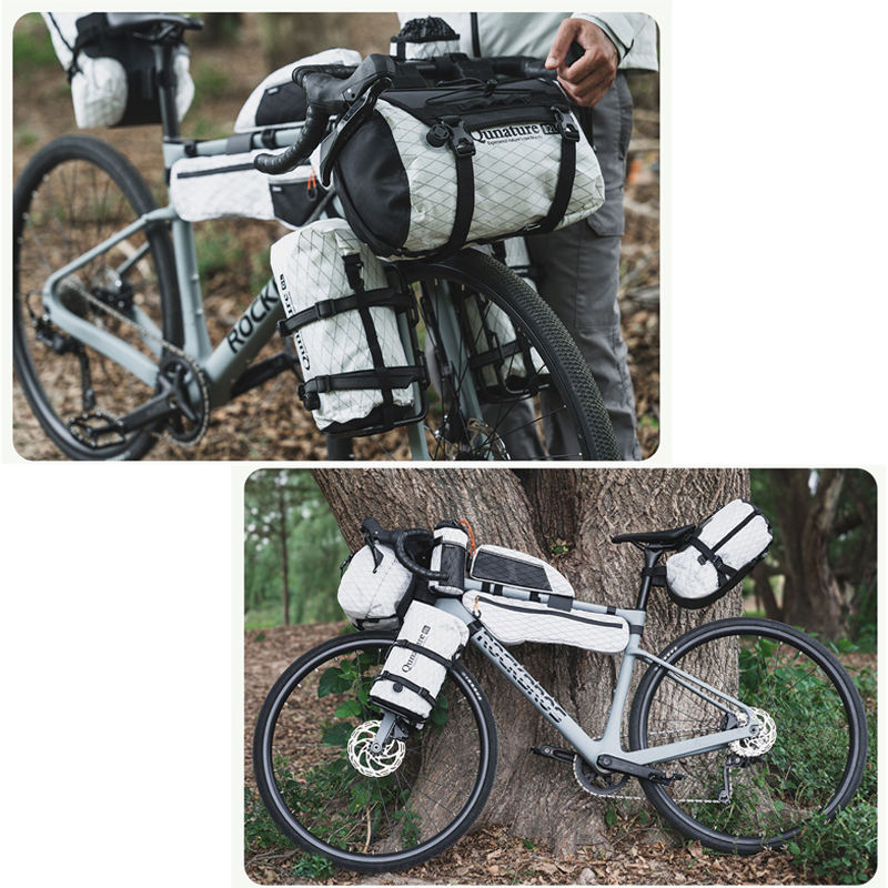 Bikepacking-Taschen für draussen-Aktivitäzehn, Leichte F-Kompressions-Taschen, Zufällig Montierbare Rennrad-Aufbewahrungstasche, touren-Gepäckträgertasche