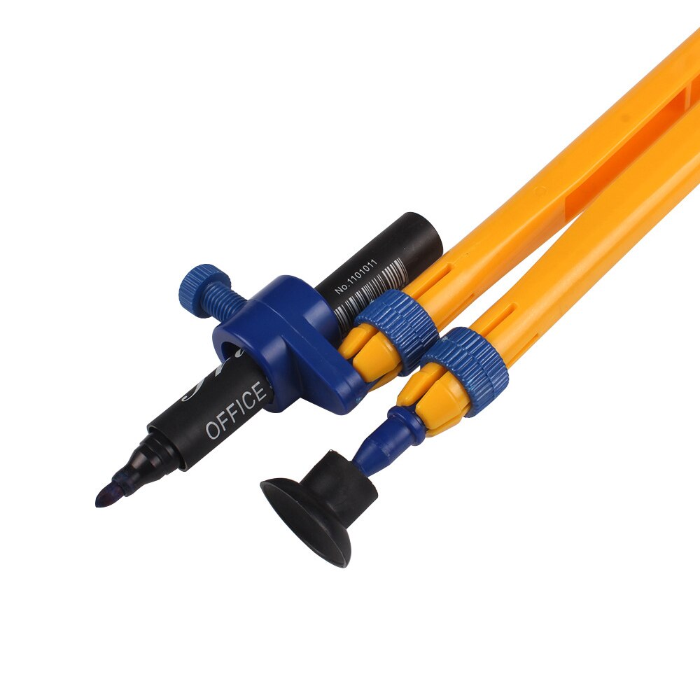 Grand compas polyvalent pour enseigner les maths, outil de géométrie, de dessin circulaire, en plastique, aide pour enseignant, fournitures de papeterie pour tableau noir