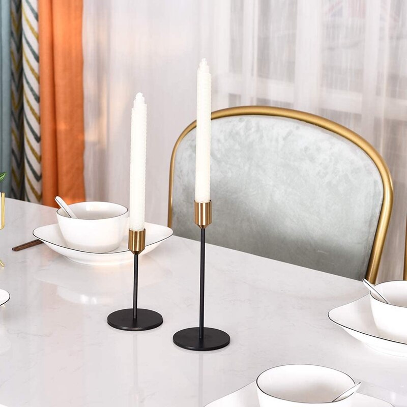 Absf Kaars Houder, Kandelaar Houders, Set Van 3 Moderne Decor Kaars Staat Voor Taper Kaarsen, past 3/4 Inch Dikke Kaarsen