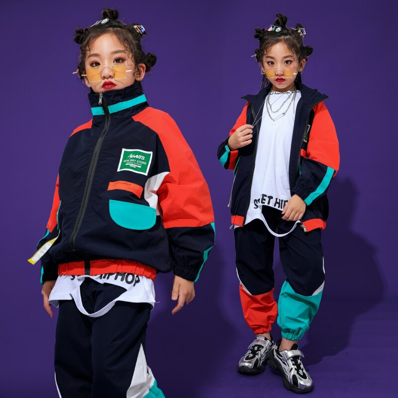 Hip Hop Dance Costumes Kids Colorful Jazz Stage Ra... – Grandado