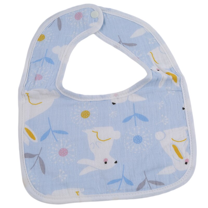 Baby Bibs - Waterproof Cartoon Pattern - Cotton Polyester - Unisex Infant Saliva Towel