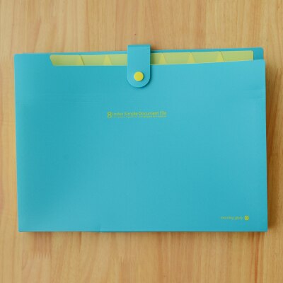 Mærke vandtæt bog  a4 papir arkivmappe taske harmonika stil dokument rektangel kontor hjemmeskole farve tilfældig: Blå 12 gitter