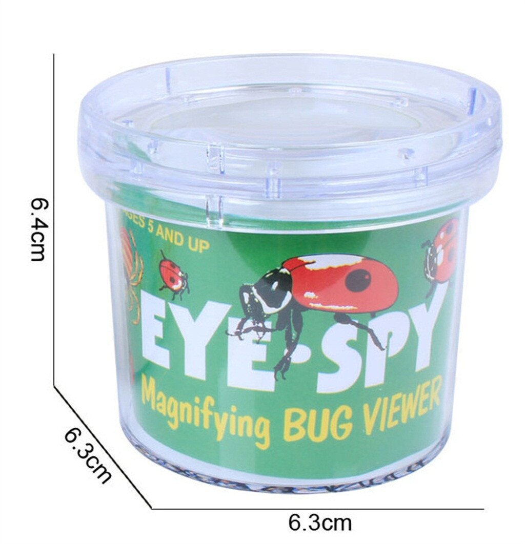 Insect Observation Magnifier Box Cup Spectator Experiment Education Kids Hatching Container Rearing Tank for Lizards Spider