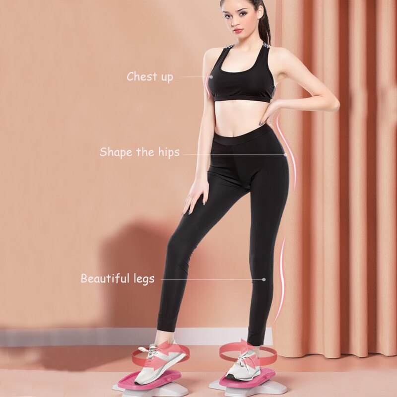 Twister Board Taille Twist Portable Balance Fitnessapparatuur Twisting Disc Aërobe Oefening Dubbele Pedaal Body Toning Workout