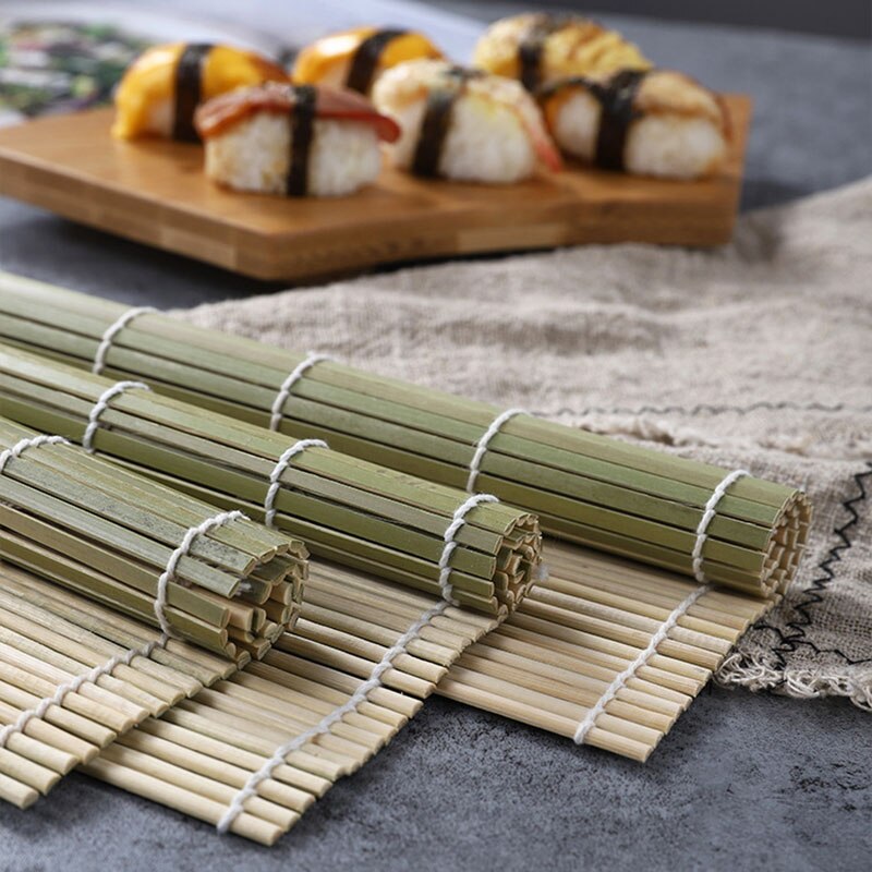 Sushi rullende rulle bambus diy sushi mat onigiri ris rulle hånd maker sushi værktøjer køkken japansk mad beto tilbehør