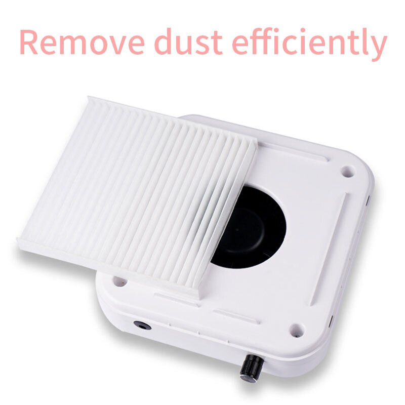 Aspirateur à ongles 60W aspirateur à ongles aspirateur à ongles faible bruit ventilateur à ongles forte aspiration manucure outils aspirateur pour manucure