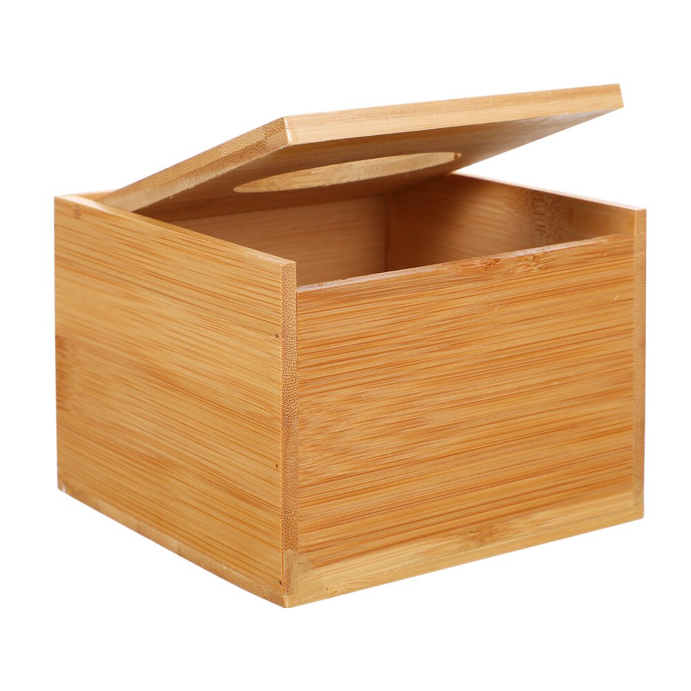 1 Pc Handig Servethouder Tissue Box Creatieve Bamboe Houten Tissue Doos)