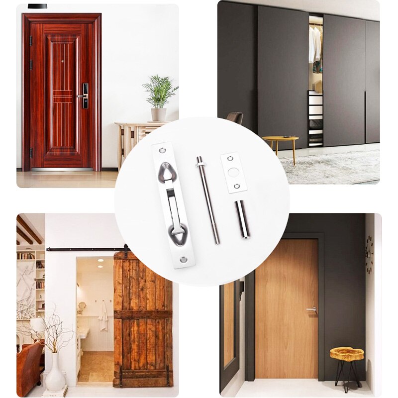 304 Stainless Steel Door Bolt Security Guard Lever Action Flush Latch Slide Bolt Lock For Furniture Hardware