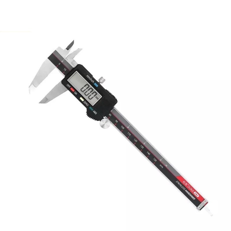 Xiaomi-calibrador Vernier Digital DUKA CA2, herramienta de medición eléctrica de precisión de 150mm, pantalla Digital LCD de 6 pulgadas, 0,01mm: Default Title