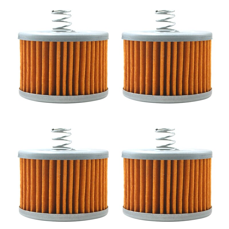 1/2/4/8 stk motorsykkel oljefilter til bajaj 100 bokser  ct100 115 caliber 130 bokser  bm150 135 pulsar til yamaha  ys125 150 byson: 4 stk