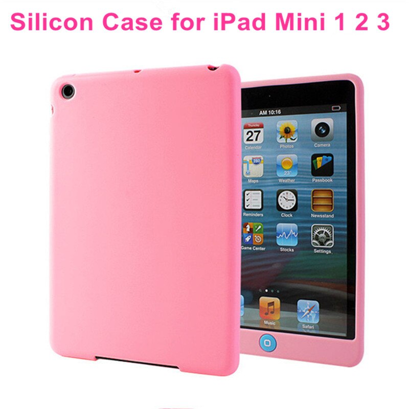 Silicone Case for ipad mini 1 2 3 Case Full Body Protect Skin Soft Cover for ipad mini 5 case Soft Back Cover for iPad Mini 4