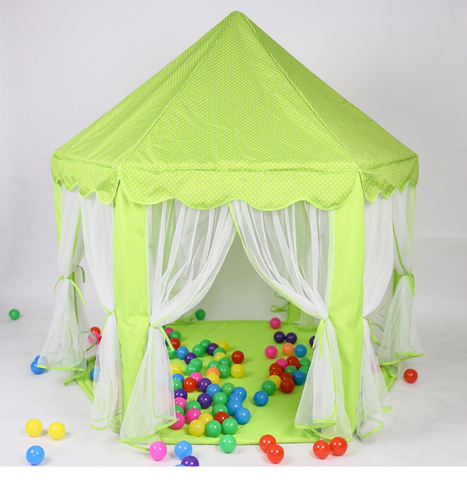 Portatile Tenda dei bambini Della Principessa Castello Per Bambini Tenda Giocattoli per le Ragazze Tepee Infantil Bambini Casa di Vigvam Teepee Tenda Bambino regali