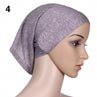 Pañuelo islámico musulmán para la cabeza para mujer, cubierta de algodón, Hijab, 943W,: Grey