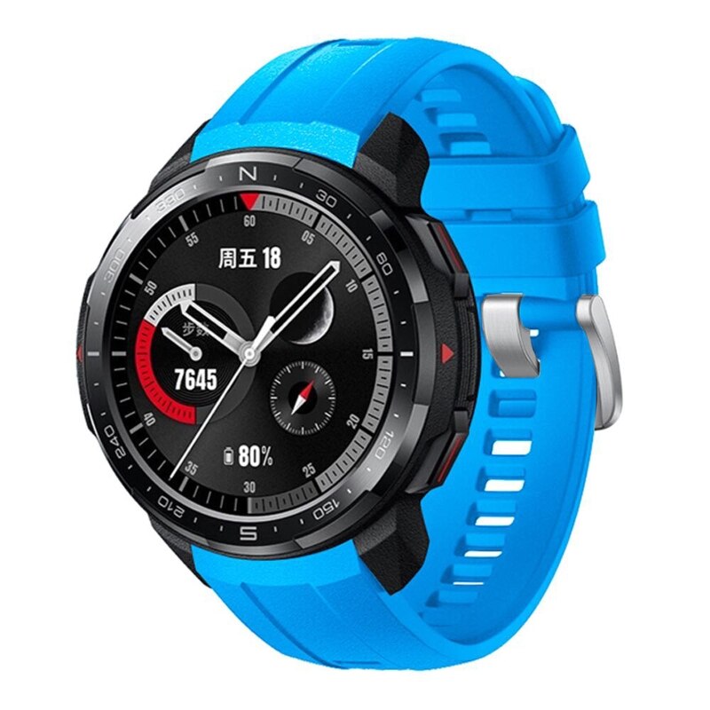 Correa de silicona para Honor GS Pro, repuesto deportivo de , correa de muñeca para Honor GS Pro, correas de reloj ajustables: sky blue