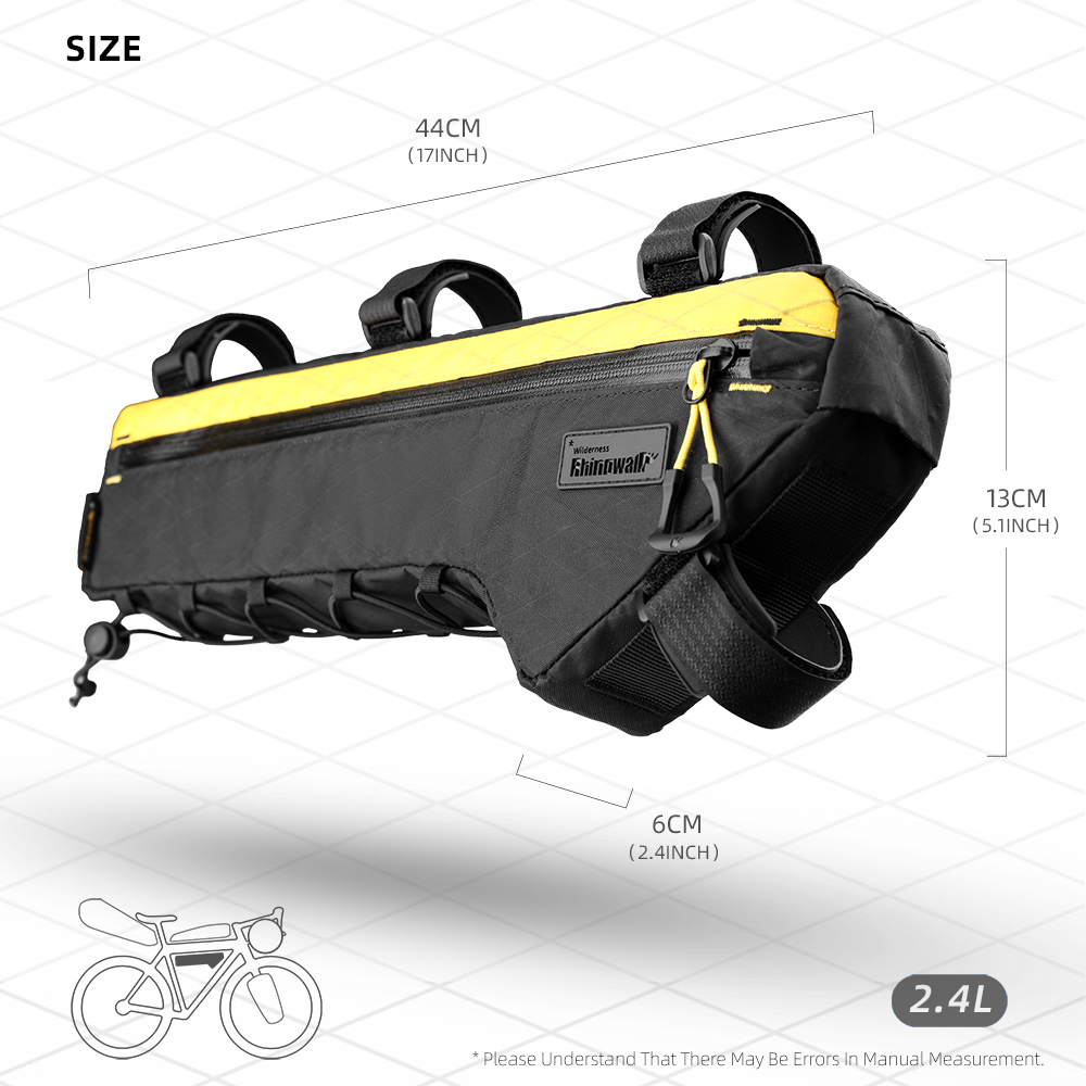 Bolsa para bicicleta, bolsa para cuadro de bicicleta, bolsa de almacenamiento triangular para accesorios de bicicleta, paquete de ciclismo para accesorios de bicicleta de montaña y carretera