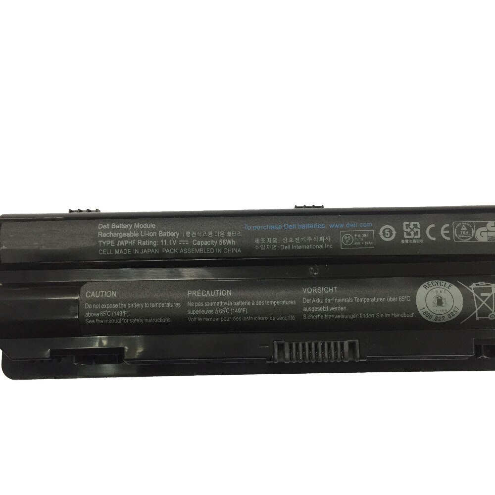 6cells 11.1V Original Laptop Battery for Dell XPS L401x L501x L701x XPS14 XPS15 XPS17 JWPHF R795X