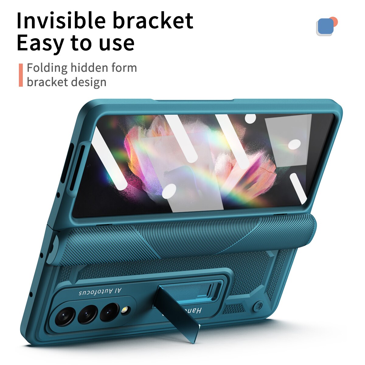 Charnière magnétique Pour Samsung Galaxy Z Plier 3 2 avec Écran Avant Verre Film Charnière Pleine Protection Z Plier 3 5G Couverture Arrière