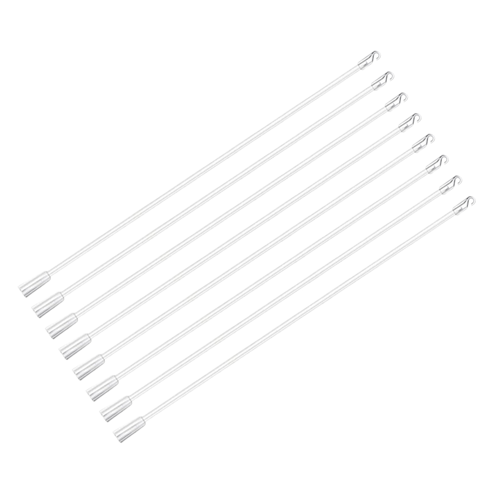 8pcs Blind Wand Plastic Blind Wand Good Light Durable Nice Blinds Rod Plastic Wand Blinds Part for Blinds