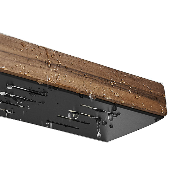 Wood Bathroom Shelving Wall Mounted Toilet Shampoo Shelf Aluminum Bathroom Storage Holder Shampoo Shower Storage Rack