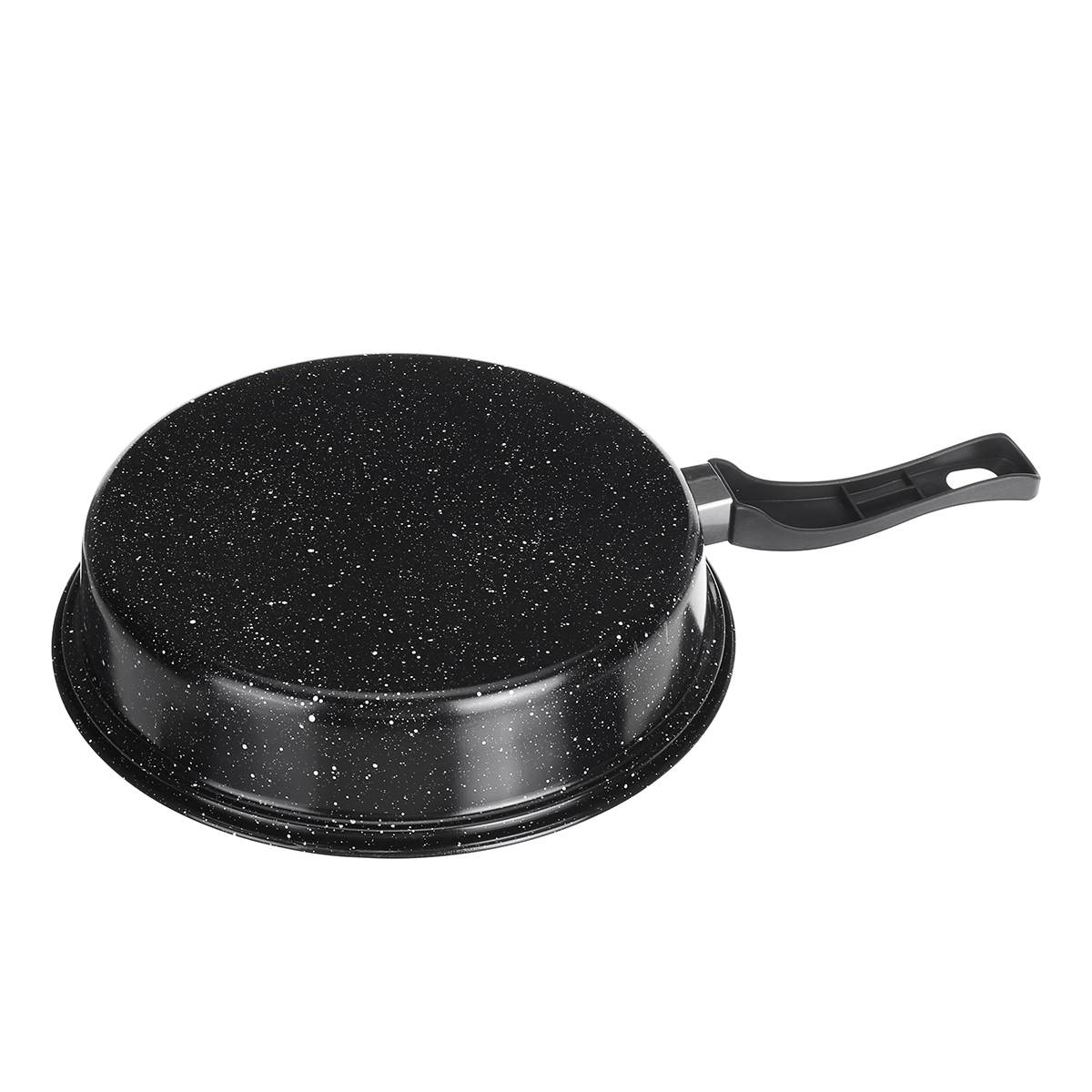 4pcs/set Nonstick Coating Fry Pan Cookware Set Dishwasher Safe PFOA Free With Plastic Handle Kitchen Pots Frying Pan Sets