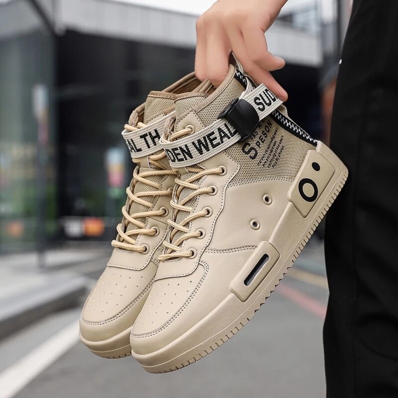 Nouvelle Chaussures de Skate Chaussures montantes homme Décontracté Chaussures De Sport Confortable Chaussures Pour Hommes Chaussures De Sport Baskets