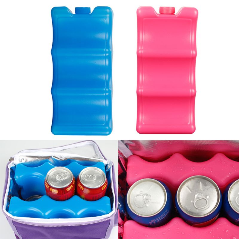 600ml Reusable Ice Brick Ice Block Ice Pack Cooler Milk Storage For Cooler Bag #415