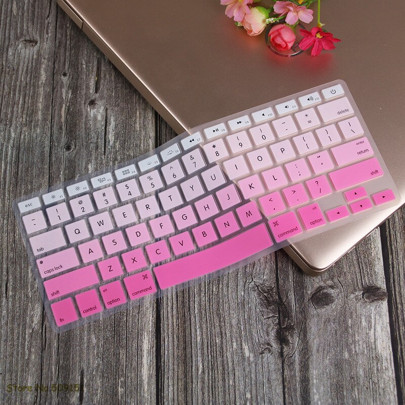 Us Layout Engels Siliconen Toetsenbord Case Cover Skin Protector Voor Macbook Pro Air 13 15 17 Retina A1502 A1425 A1466 a1398 A1286