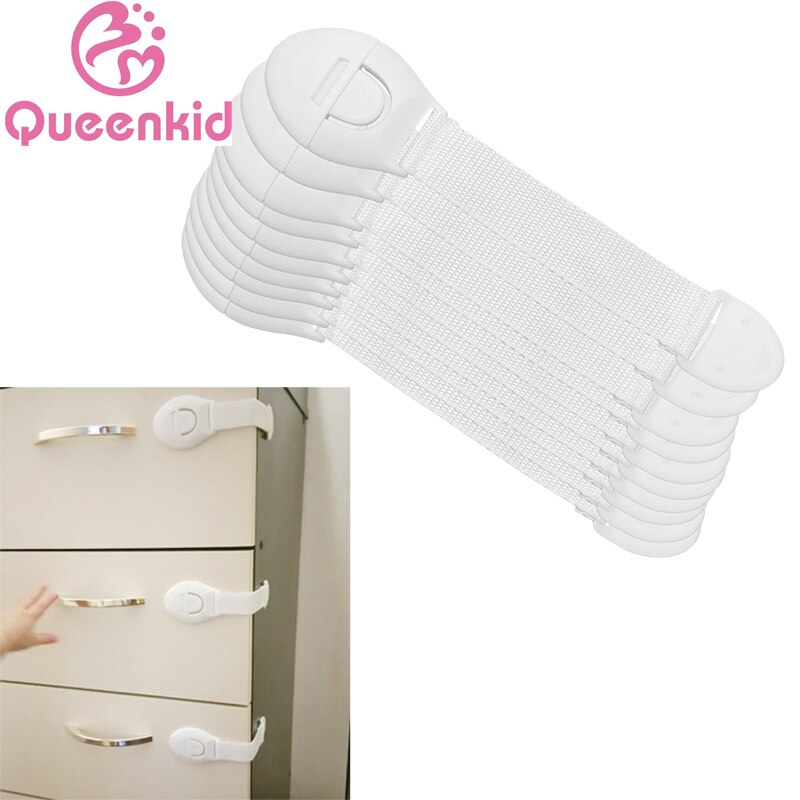 10 Stks/partij Kind Lock Bescherming Van Kinderen Vergrendeling Deuren Voor Kinderen Veiligheid Kids Veiligheid Plastic Bescherming Veiligheidsslot