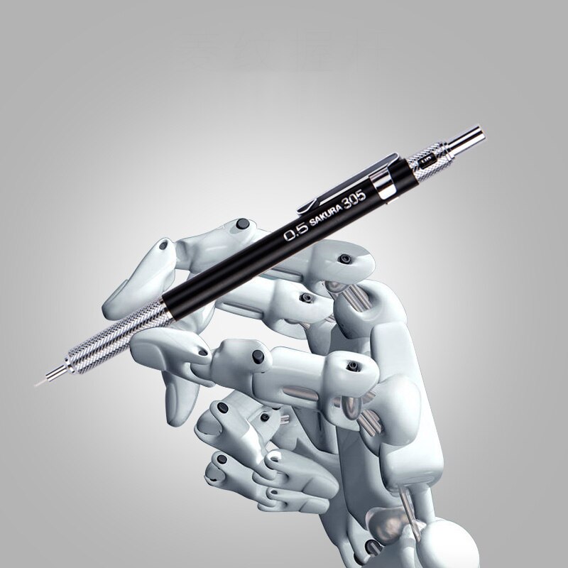 SAKURA metal muszla pisanie automatyczny ołówek automatyczny 0.3/0.5mm grafit opracowanie artykuły biurowe Sztuka materiały piśmienne XS-303/305